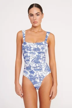 ADELAIDE ONE PIECE  BLUE TOILE