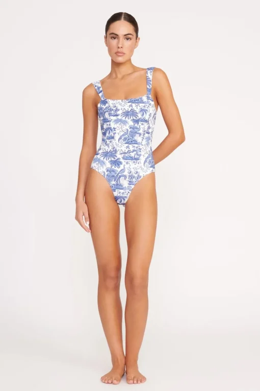 ADELAIDE ONE PIECE  BLUE TOILE