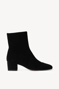 AIMEE SHORT BOOT  BLACK SUEDE