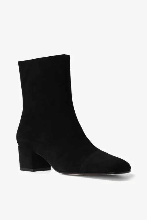 AIMEE SHORT BOOT  BLACK SUEDE