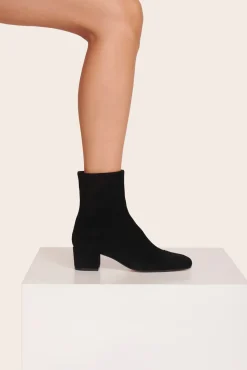 AIMEE SHORT BOOT  BLACK SUEDE