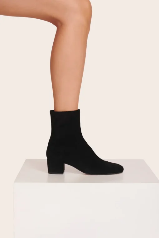 AIMEE SHORT BOOT  BLACK SUEDE
