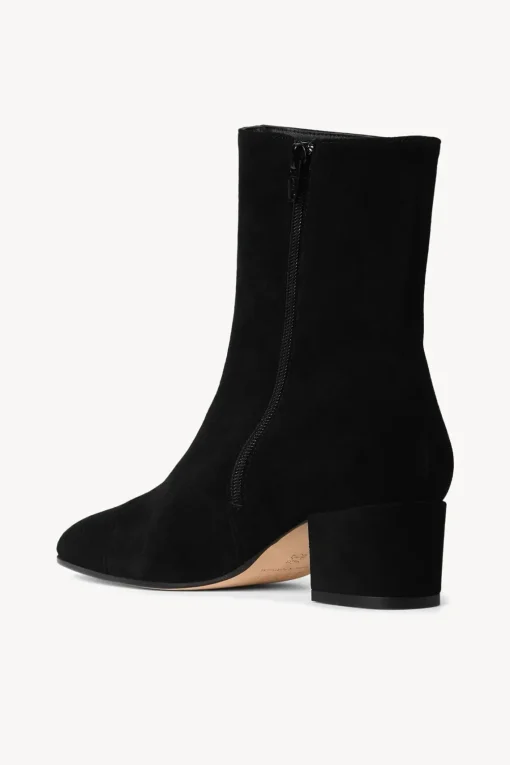 AIMEE SHORT BOOT  BLACK SUEDE