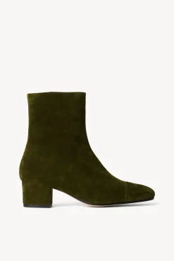 AIMEE SHORT BOOT  OLIVE SUEDE
