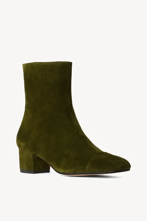 AIMEE SHORT BOOT  OLIVE SUEDE