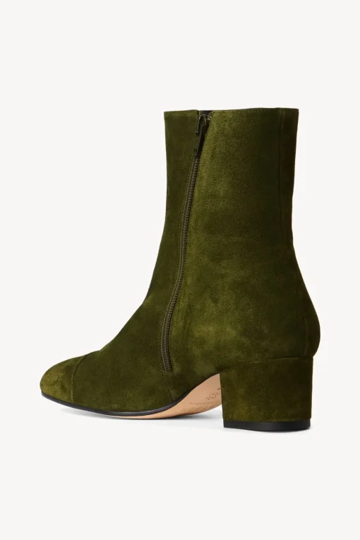 AIMEE SHORT BOOT  OLIVE SUEDE