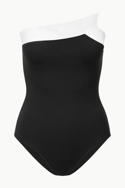 ALEXANDRA ONE PIECE  BLACK WHITE