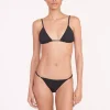ALEXIS TRIANGLE TOP  BLACK