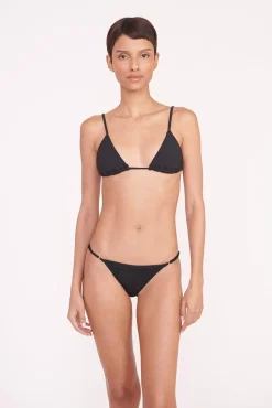 ALEXIS TRIANGLE TOP  BLACK