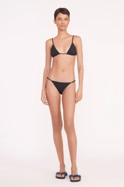 ALEXIS TRIANGLE TOP  BLACK