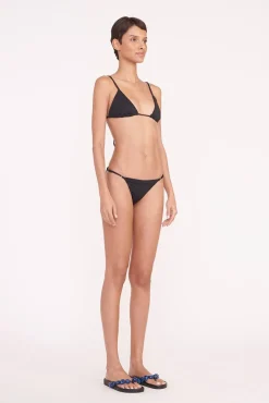 ALEXIS TRIANGLE TOP  BLACK