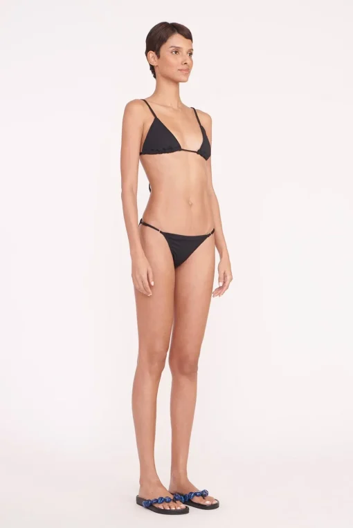 ALEXIS TRIANGLE TOP  BLACK