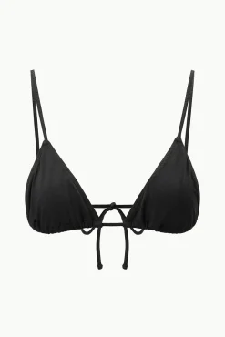ALEXIS TRIANGLE TOP  BLACK
