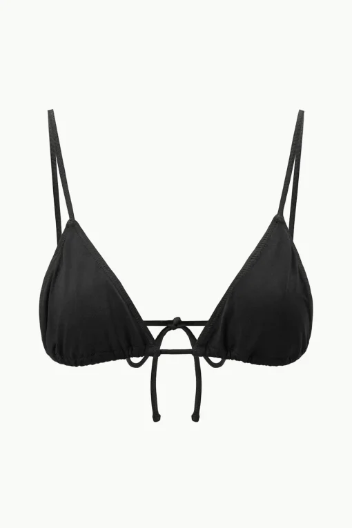ALEXIS TRIANGLE TOP  BLACK