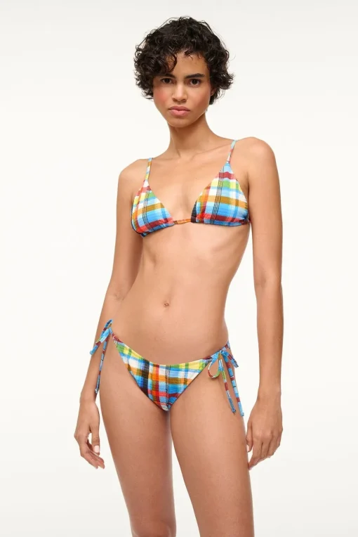 ALEXIS TRIANGLE TOP  MADRAS PLAID