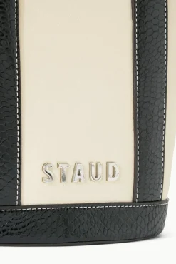 ALLORA MICRO TOTE  CREAM BLACK