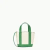 ALLORA MICRO TOTE  CREAM LEAF