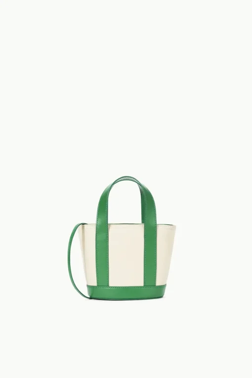 ALLORA MICRO TOTE  CREAM LEAF