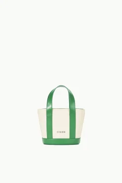 ALLORA MICRO TOTE  CREAM LEAF
