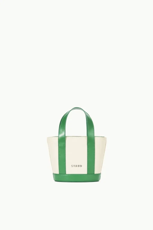 ALLORA MICRO TOTE  CREAM LEAF