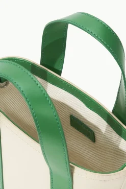 ALLORA MICRO TOTE  CREAM LEAF