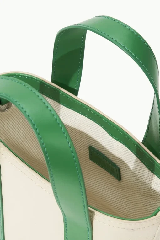 ALLORA MICRO TOTE  CREAM LEAF