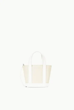 ALLORA MICRO TOTE  CREAM PAPER