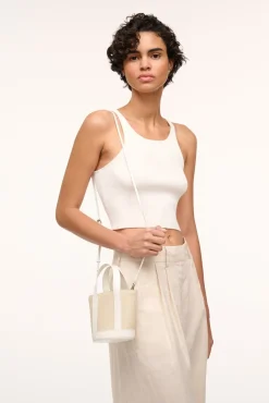 ALLORA MICRO TOTE  CREAM PAPER