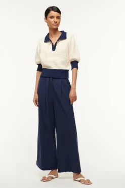 ALTEA SWEATER  IVORY NAVY