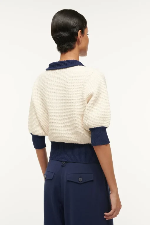 ALTEA SWEATER  IVORY NAVY