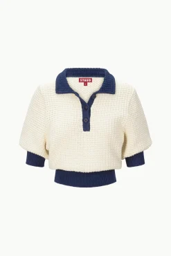 ALTEA SWEATER  IVORY NAVY