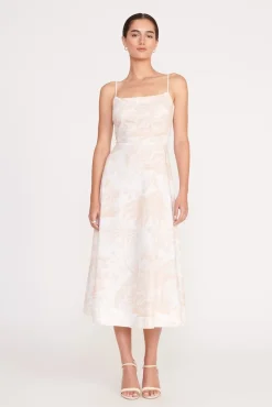 AMARANTH DRESS  IVORY BEIGE TOILE