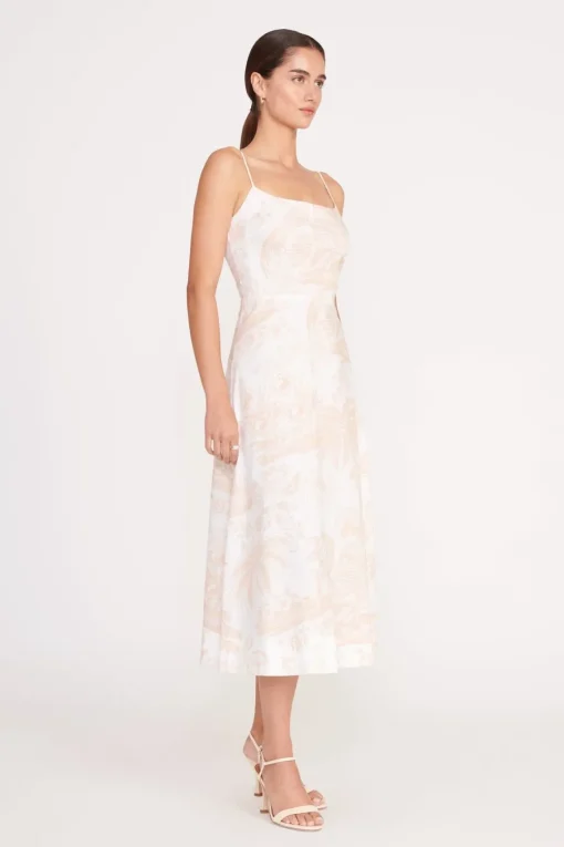 AMARANTH DRESS  IVORY BEIGE TOILE