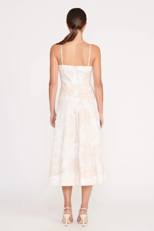 AMARANTH DRESS  IVORY BEIGE TOILE