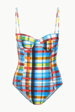 AMARI ONE PIECE  MADRAS PLAID