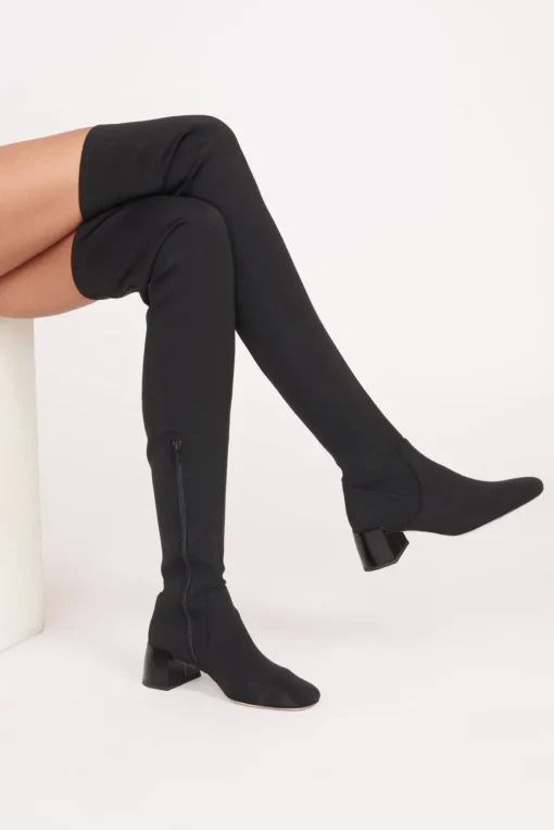 ANDY OVER THE KNEE BOOT  BLACK