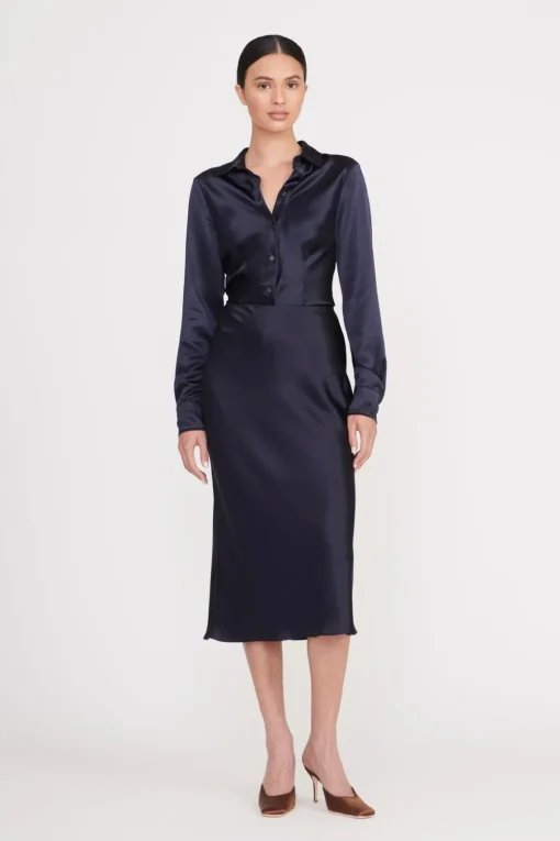 ANGELA SKIRT  NAVY