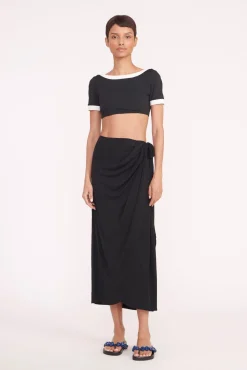 ANGELICA COVERUP SKIRT  BLACK