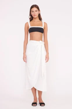 ANGELICA COVERUP SKIRT  WHITE