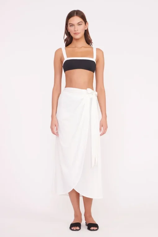 ANGELICA COVERUP SKIRT  WHITE