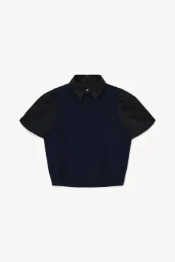 ARYA TOP  NAVY BLACK