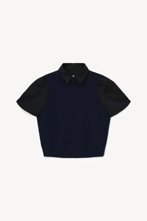 ARYA TOP  NAVY BLACK