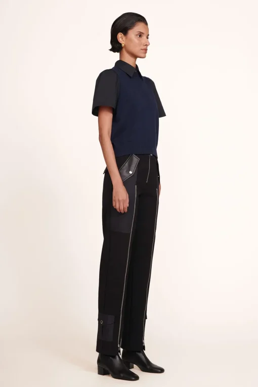 ARYA TOP  NAVY BLACK