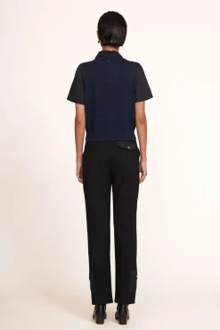 ARYA TOP  NAVY BLACK