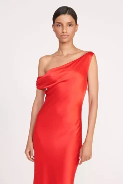ASHANTI DRESS  RED ROSE