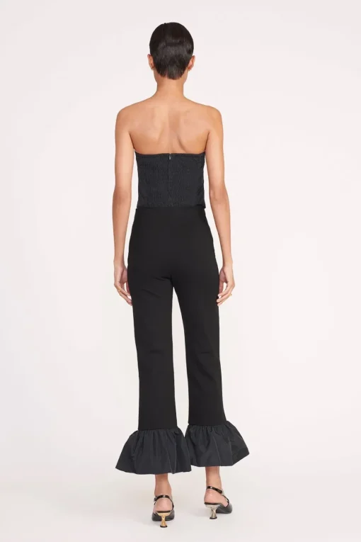 ATTICUS TOP  BLACK IVORY