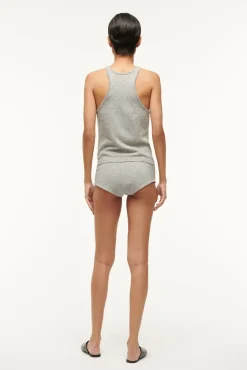 AYANA TOP  HEATHER GREY