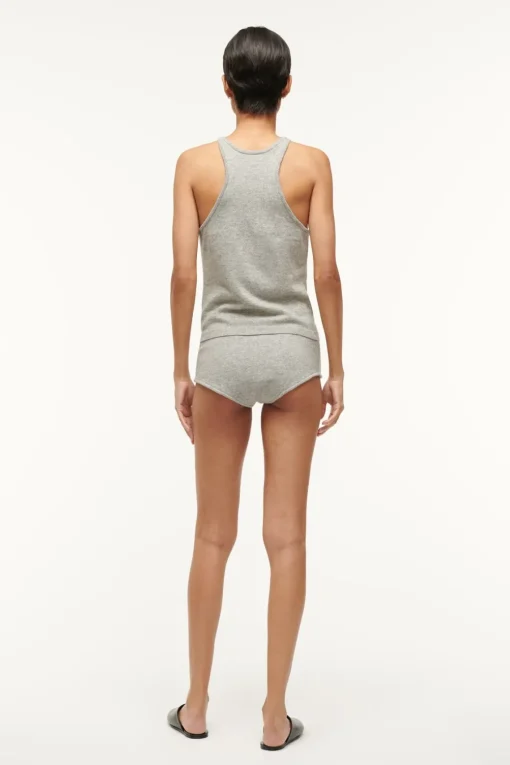 AYANA TOP  HEATHER GREY
