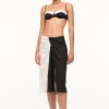 AZALEA COVERUP SKIRT  WHITE BLACK