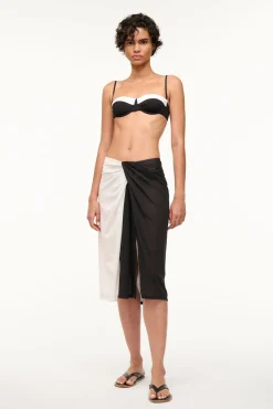 AZALEA COVERUP SKIRT  WHITE BLACK